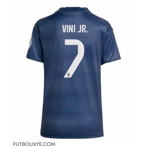 Camiseta Real Madrid Vinicius Junior #7 Visitante Equipación para mujer 2025-26 manga corta